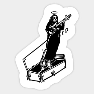 Guitarist angel Sticker